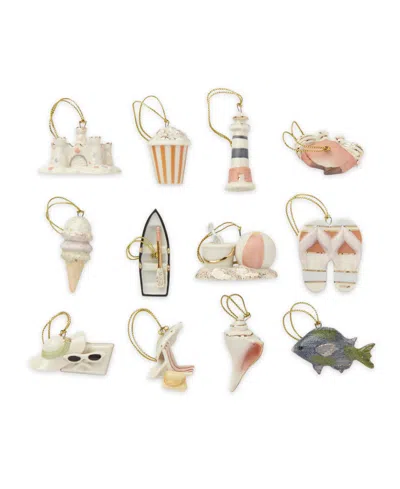 Lenox Summer Ornament Set, 12-piece In Multi And No Color