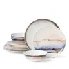 Lenox Summer Radiance 12 Piece Dinnerware Set, Service For 4 In Blue
