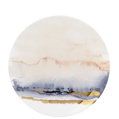 Lenox Summer Radiance Accent Plate In Blue;gold;blush