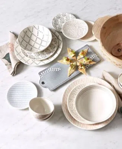 Lenox Textured Neutrals Dinnerware Collection In Multi Chambray
