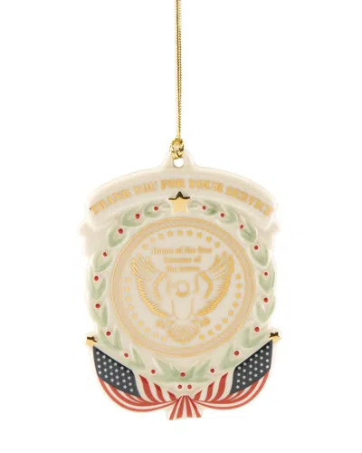 LENOX LENOX THANK YOU FOR YOUR SERVICE ORNAMENT