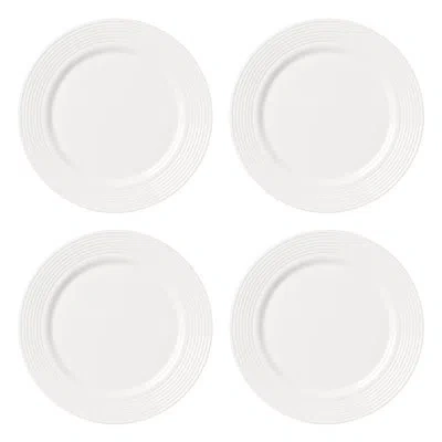Lenox Tin Can Alley Accent Plates, Set Of 4 In White