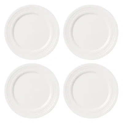 Lenox Tin Can Alley Accent Plates, Set Of 4 In White