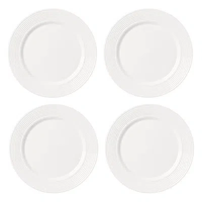 Lenox Tin Can Alley Dinner Plates, Set Of 4 In White