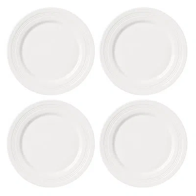 Lenox Tin Can Alley Dinner Plates, Set Of 4 In White