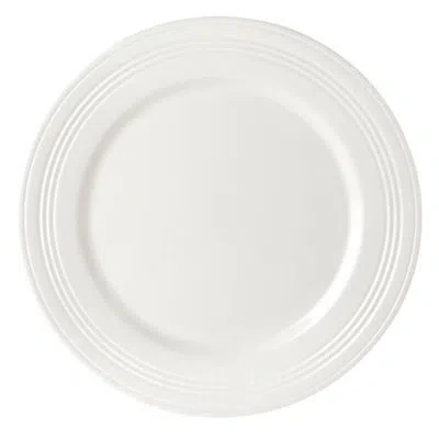 Lenox Tin Can Alley Four Degree 11" Bone China Dinner Plate In White