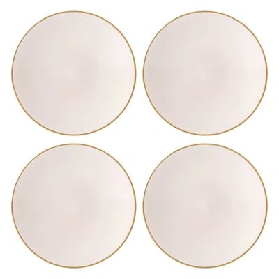 Lenox Trianna Coupe Salad Plates, Set Of 4 In Pink