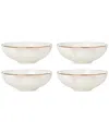 Lenox Set Of 4 Trianna All-purpose Bowls In White