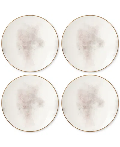 Lenox Trianna Salaria Coupe Salad Plates, Set Of 4 In White