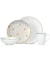 Lenox Trianna White 4pc Place Setting In White