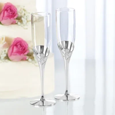 Lenox True Love 6 Oz. Crystal Flute In Clear