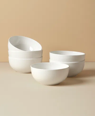 Lenox Tuscany Classics 24 oz All-purpose Bowls, Set Of 6 In White