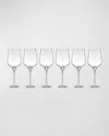 Lenox Tuscany Classics Angled Optic Wine Glasses, Set Of 6 In Tuscany Classics
