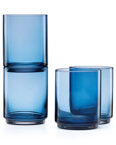 LENOX LENOX SET OF 4 TUSCANY CLASSICS STACKABLE TALL GLASSES
