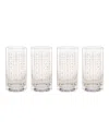 Lenox Tuscany Golden Dust Double Old-fashioned Glasses, Set Of 4 In Clear