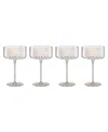 Lenox Tuscany Classics Iridescent Coupes, Set Of 4 In Clear