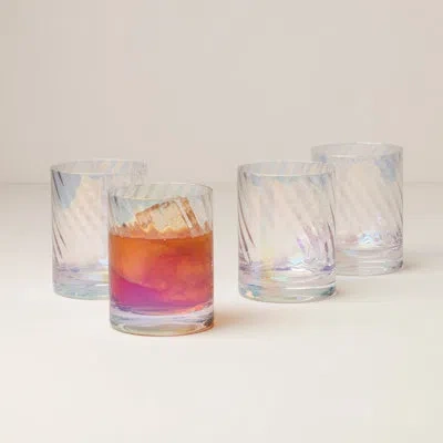 Lenox Tuscany Classics Iridescent Dof Glasses, Set Of 4 In Clear