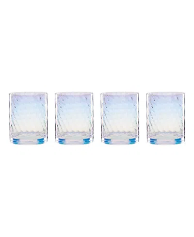 Lenox Tuscany Classics Iridescent Double Old Fashioned Glasses, Set Of 4 In Clear