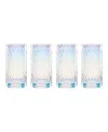 Lenox Tuscany Classics Iridescent Highball Glasses, Set Of 4 In Clear
