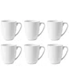 Lenox Tuscany Classics Mugs, Set Of 6 In White
