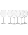 Lenox Tuscany Classics Red Wine Glass Set, Buy 4 Get 6 In Clear