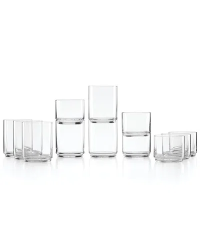 Lenox Tuscany Classics Stackable 12pc Tall & Short Glasses In Transparent