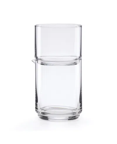 LENOX TUSCANY CLASSICS STACKABLE CARAFE AND GLASS SET, 2 PIECE