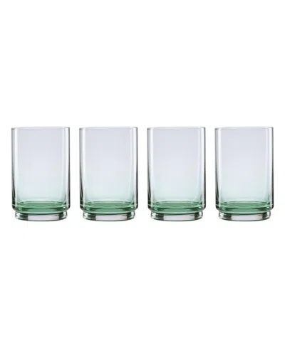 Lenox Tuscany Classics Stackable Cooler Glasses, Set Of 4 In Green