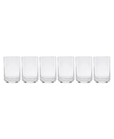 Lenox Tuscany Classics Stackable Cooler Glasses, Set Of 6 In Clear