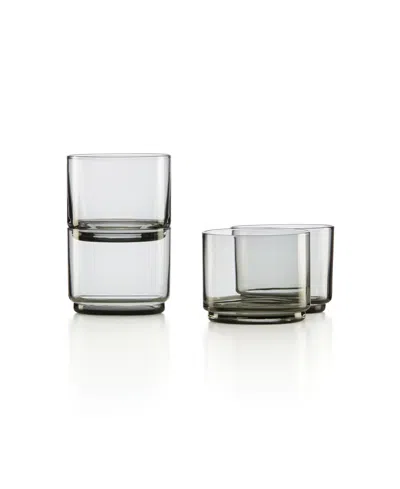 LENOX TUSCANY CLASSICS STACKABLE SHORT GLASSES SET, 4 PIECE