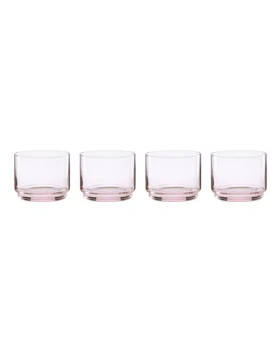 LENOX TUSCANY CLASSICS STACKABLE SHORT GLASSES, SET OF 4