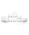 Lenox Tuscany Classics Stackable Tall And Short Glasses Set, 12 Piece In Clear