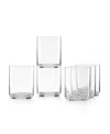 Lenox Set Of 6 Tuscany Classics Stackable Short Glasses In Clear And No Color