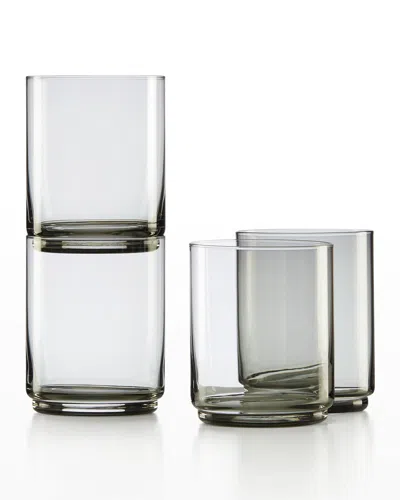 Lenox Tuscany Classics Stackable Tall Glasses, Set Of 4 In Black