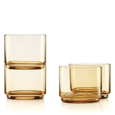 LENOX TUSCANY CLASSICS STACKABLES SHORT GLASSES, SET OF 4