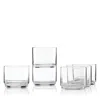 Lenox Set Of 6 Tuscany Classics Stackable Short Glasses In Clear