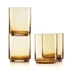 Lenox Tuscany Classics Amber Stackable 4pc Tall Glasses In Amber