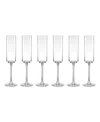 Lenox Tuscany Classics Straight Flutes, Set Of 6 In Clear