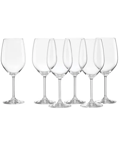 Lenox Tuscany Classics White Wine Glass Set, Buy 4 Get 6 In Clear