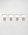 Lenox Tuscany Golden Frost Coupe Glasses, Set Of 4 In Tuscany Classics