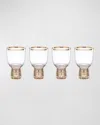 Lenox Tuscany Classics Gold Frost Wine Glasses, Set Of 4 In Tuscany Classics