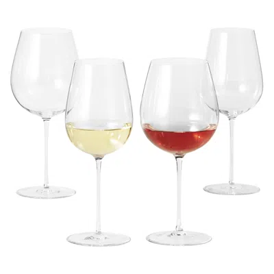 LENOX TUSCANY SIGNATURE COOL & WARM REGION WINE GLASSES, SET OF 4