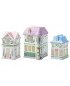 Lenox Village 2nd Edition House Canisters, Set Of 3 In Multi