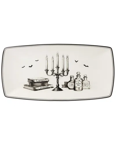 Lenox Vintage Halloween Hors D'oeuvres Tray In Black