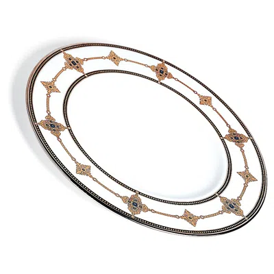 Lenox Vintage Jewel 9 Accent Plate In White