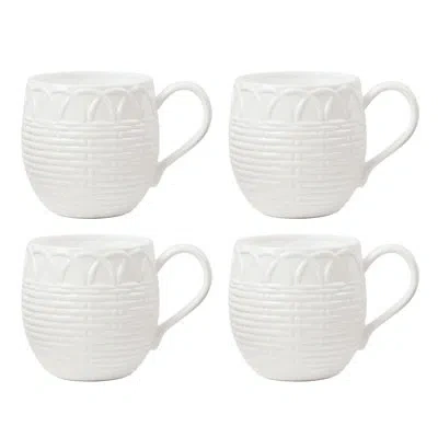 Lenox Wicker Creek Bone China Coffee Mug In White