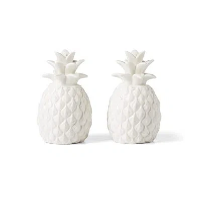 Lenox Wicker Creek Pineapple Salt & Pepper Set In White