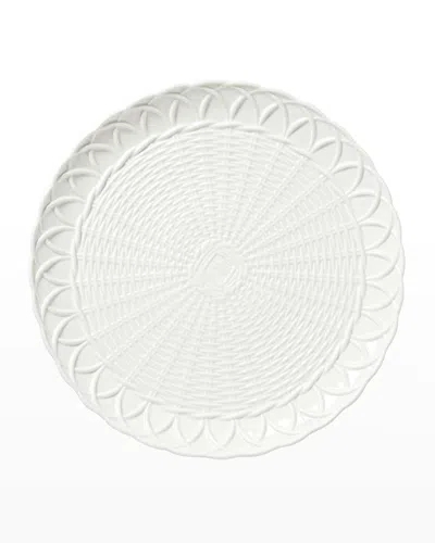 Lenox Wicker Creek Round Platter In White