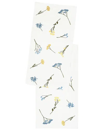 Lenox Wildflower All-over Runner In White