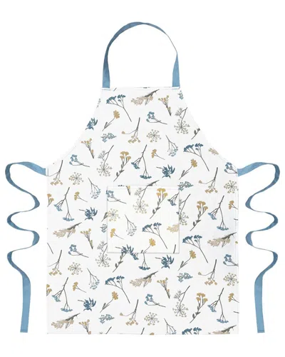 Lenox Wildflower All-over Apron In Blue
